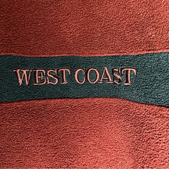 West Coast Polar Fleece Sweater XL Burgundy Long Sleeve Pullover Outdoor Hike - Picture 6 of 8